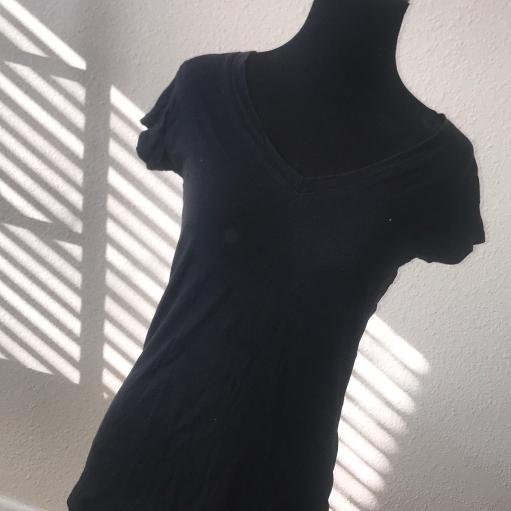 Black v-neck
